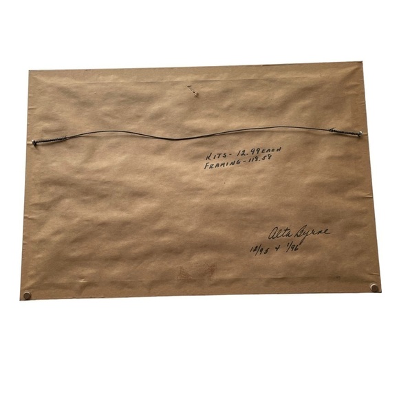 M.I. Hummel Cross Stitch Needle Point Framed Art Rare Vintage Wall Hanging Decor - Picture 2 of 11